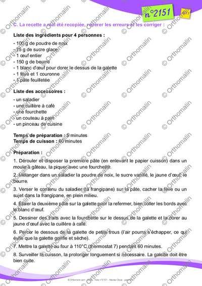 Page 6 de la fiche