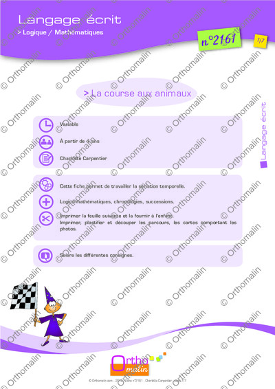 Page 1 de la fiche