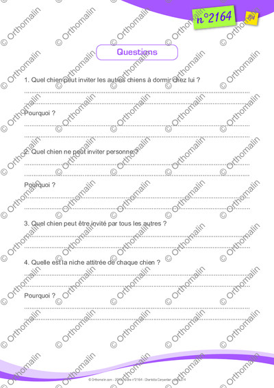 Page 2 de la fiche