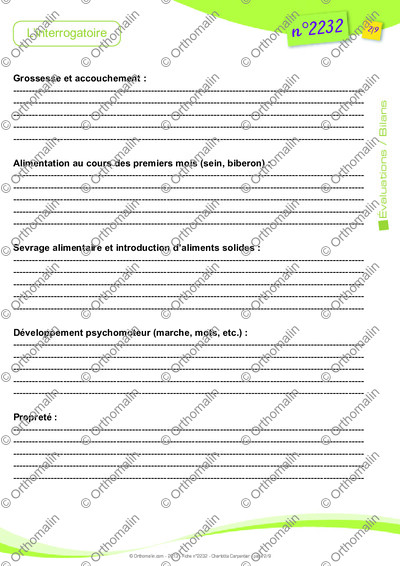 Page 2 de la fiche