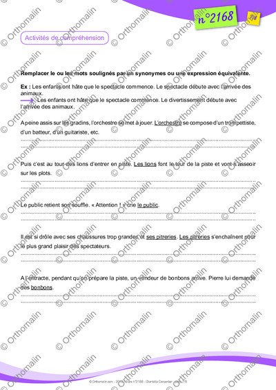 Page 7 de la fiche