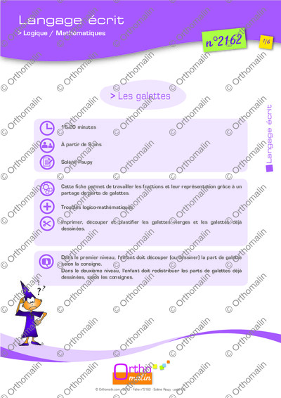 Page 1 de la fiche