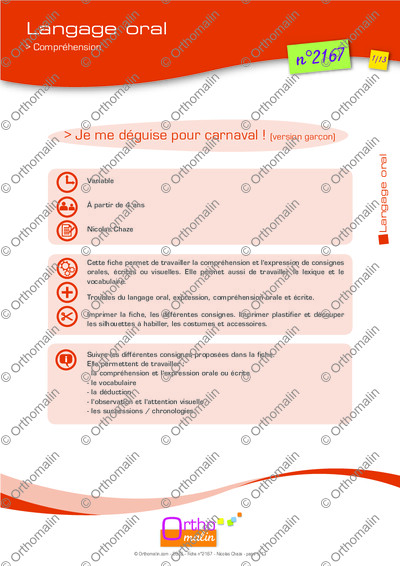 Page 1 de la fiche