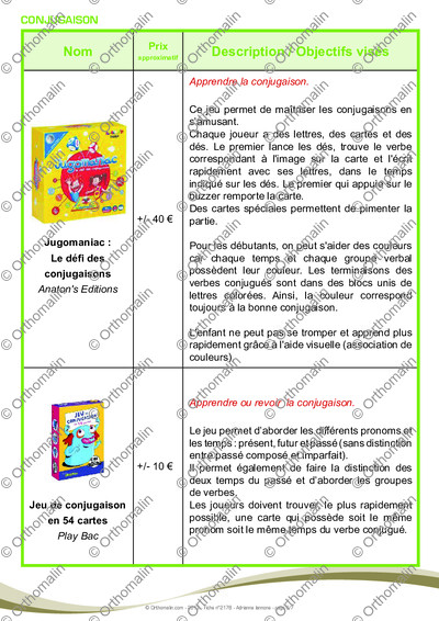 Page 6 de la fiche