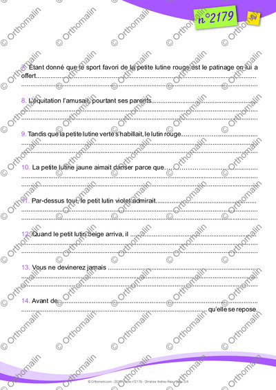 Page 3 de la fiche
