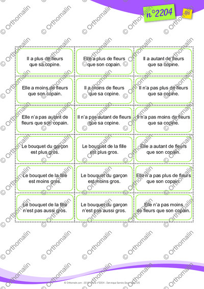 Page 5 de la fiche