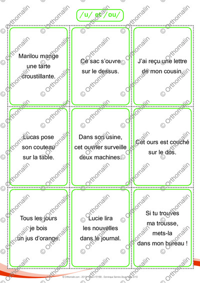 Page 2 de la fiche