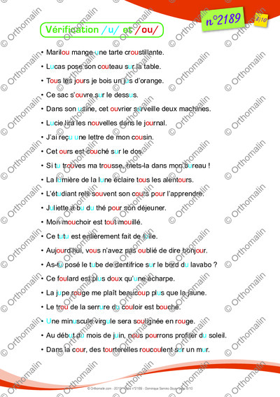 Page 8 de la fiche