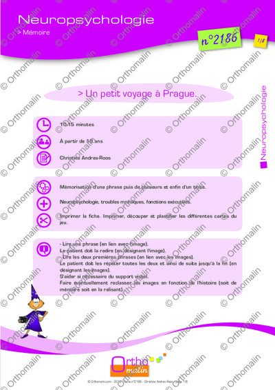 Page 1 de la fiche