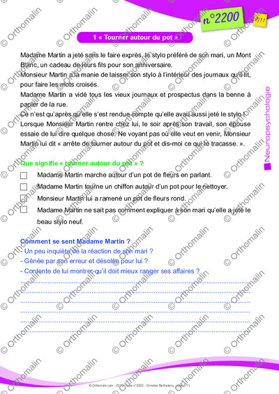 Page 2 de la fiche