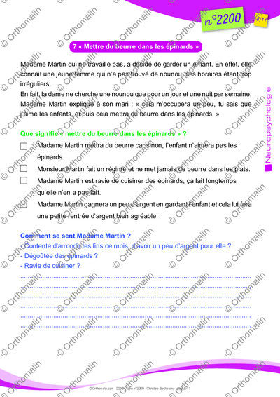 Page 8 de la fiche