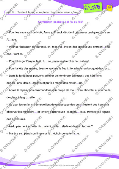 Page 3 de la fiche