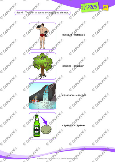 Page 5 de la fiche