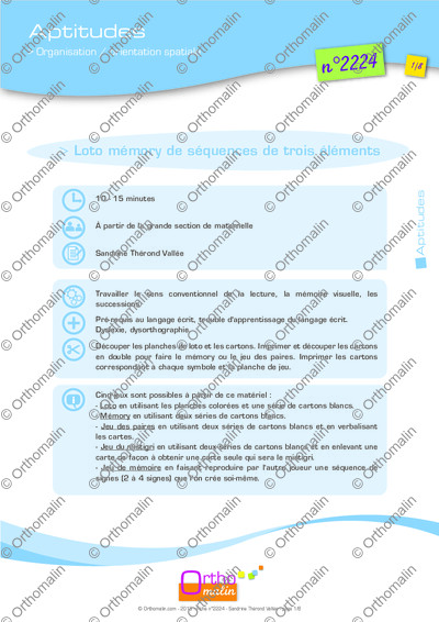 Page 1 de la fiche