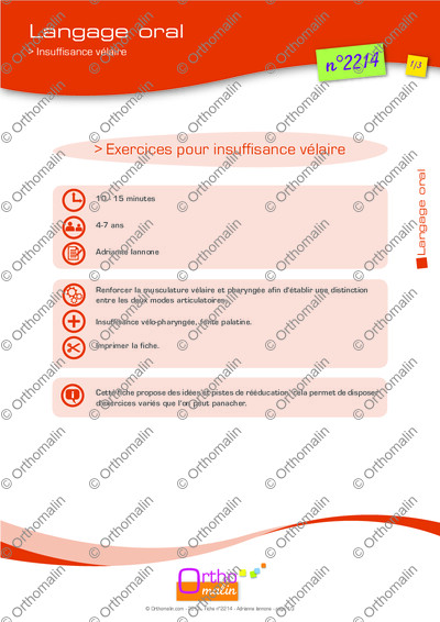 Page 1 de la fiche