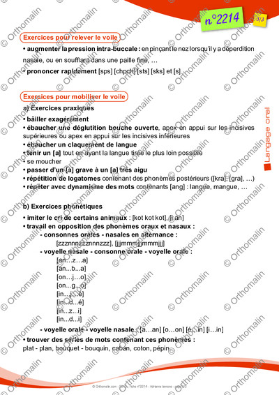 Page 3 de la fiche