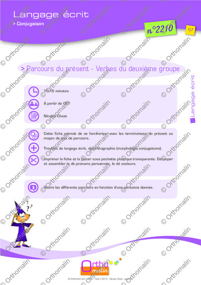 Page 1 de la fiche