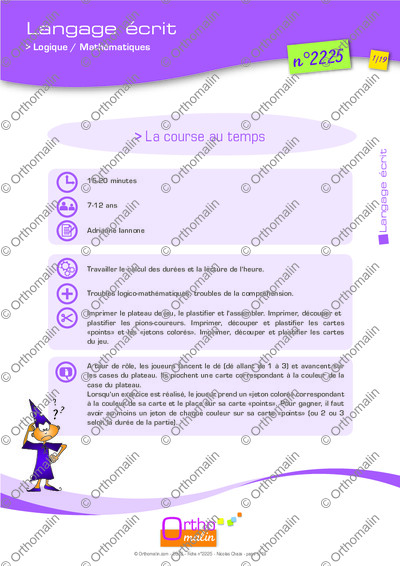 Page 1 de la fiche
