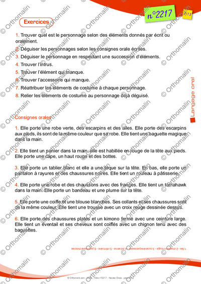 Page 2 de la fiche