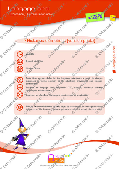 Page 1 de la fiche