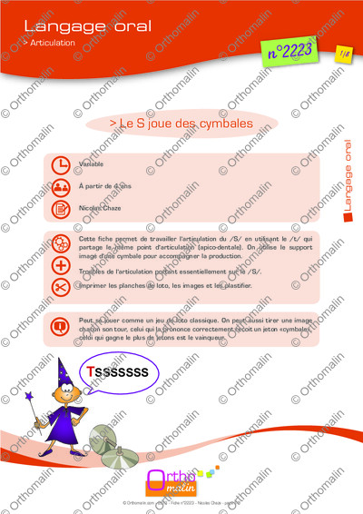 Page 1 de la fiche