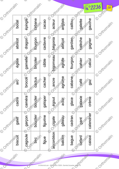 Page 7 de la fiche