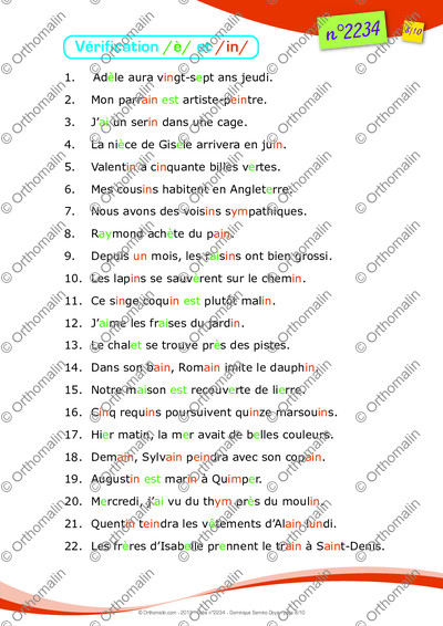 Page 8 de la fiche