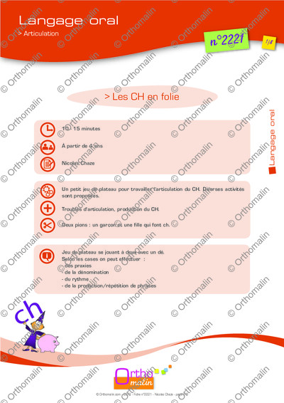 Page 1 de la fiche
