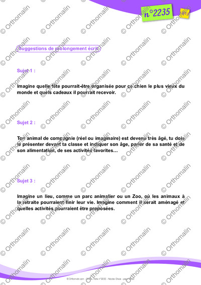 Page 13 de la fiche