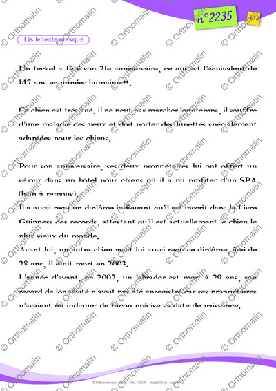 Page 5 de la fiche