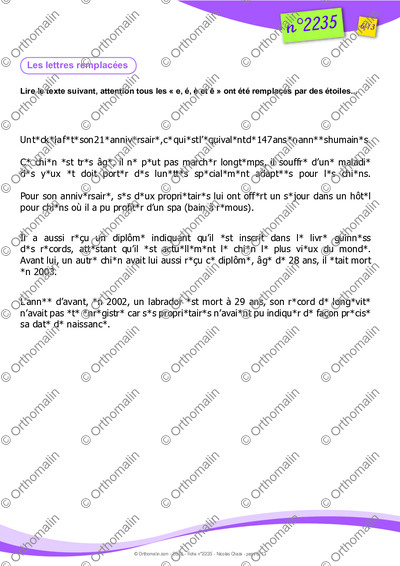 Page 6 de la fiche