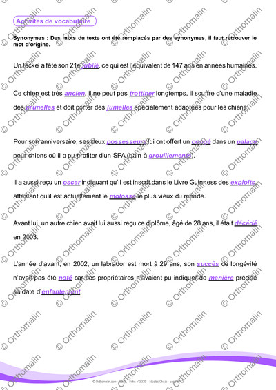 Page 9 de la fiche