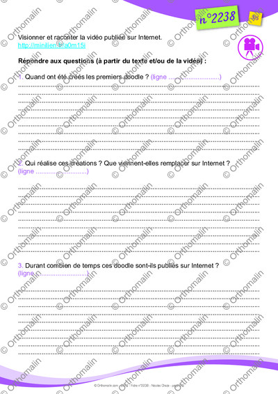 Page 3 de la fiche