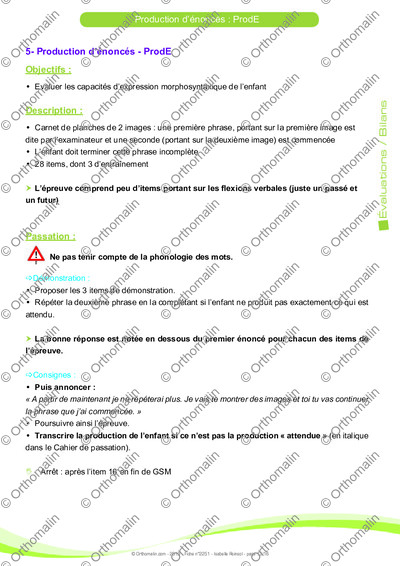 Page 13 de la fiche