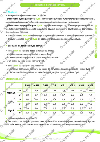 Page 14 de la fiche