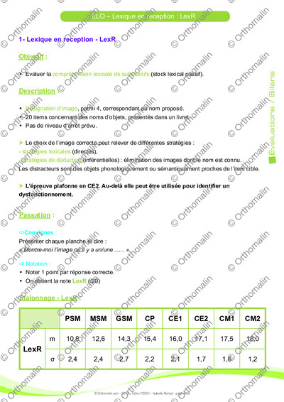 Page 4 de la fiche