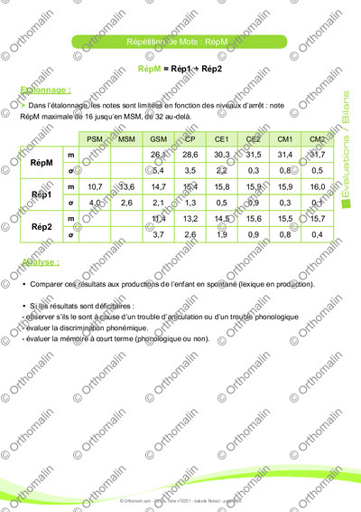 Page 8 de la fiche