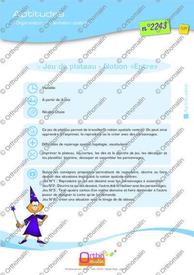 Page 1 de la fiche