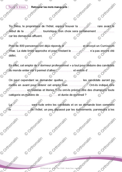 Page 12 de la fiche