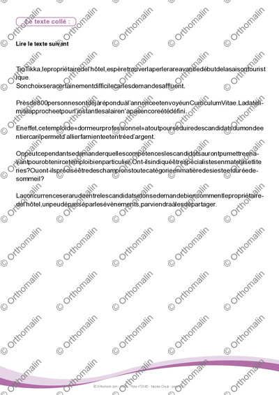 Page 5 de la fiche