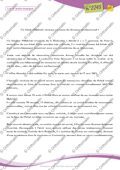 Page 6 de la fiche
