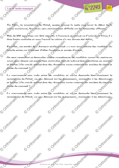 Page 7 de la fiche