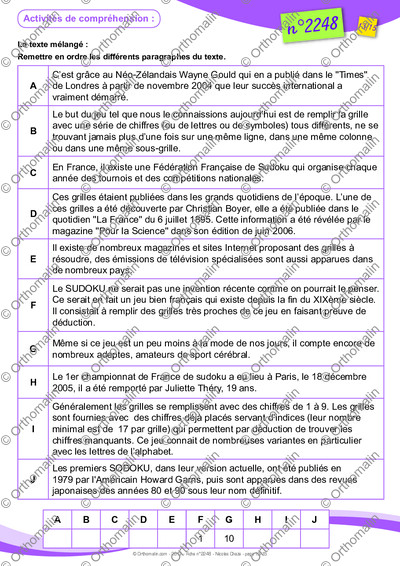 Page 13 de la fiche