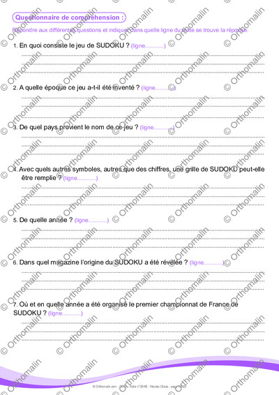 Page 14 de la fiche