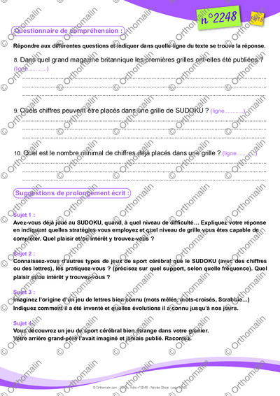 Page 15 de la fiche