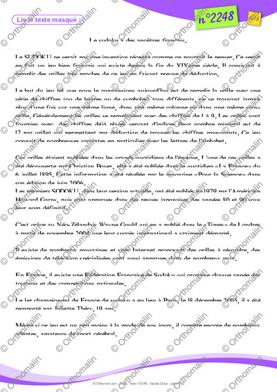 Page 4 de la fiche