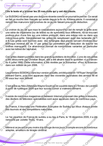 Page 6 de la fiche