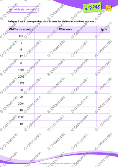 Page 7 de la fiche