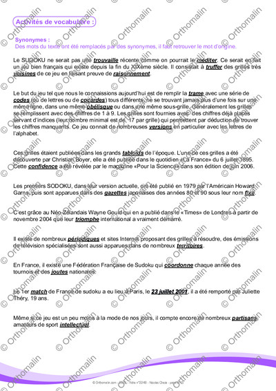 Page 9 de la fiche