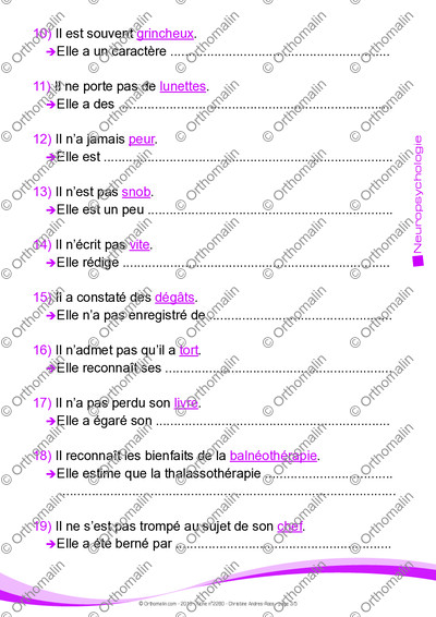 Page 3 de la fiche